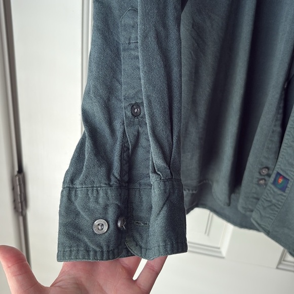 Vintage Catalina Green Button Down Shirt Classic Fit large - Picture 5 of 6